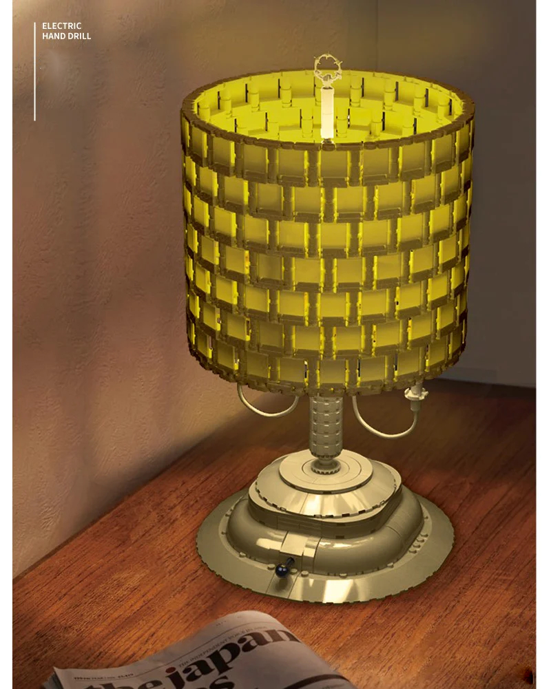 Конструктор Mork «Ретро-цилиндрическая настольная лампа» 031022 / 1433 детали