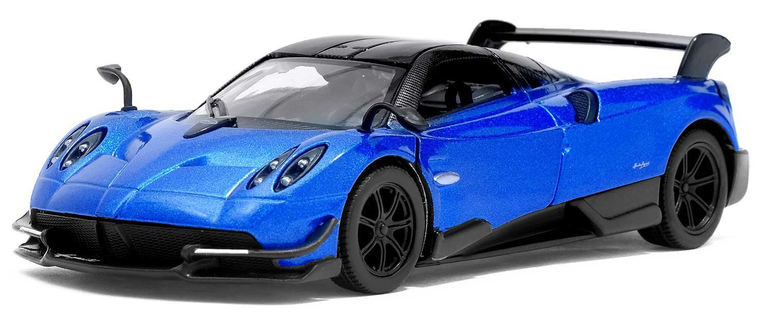 Металлическая машинка Kinsmart 1:38 «2016 Pagani Huayra BC» KT5400D, инерционная / Синий