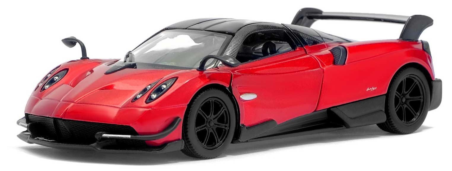 Металлическая машинка Kinsmart 1:38 «2016 Pagani Huayra BC» KT5400D, инерционная / Красный