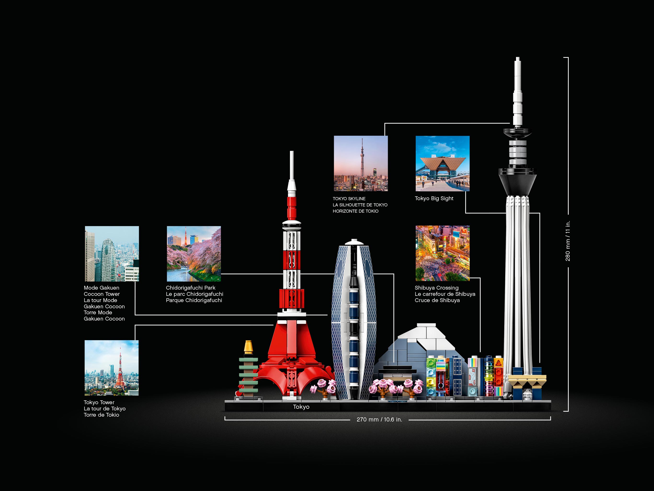 Конструктор Lion King «Токио» 20051 (Architecture 21051) / 547 деталей