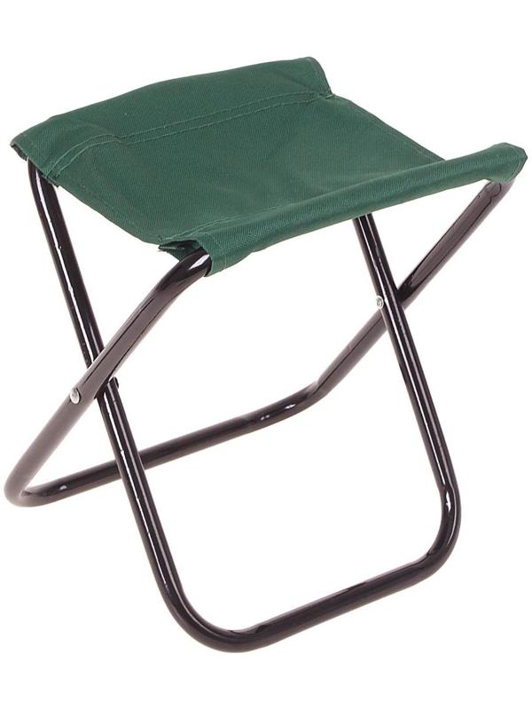 Стул туристический, складной, р. 22 х 20 х 25 см, цвет зелёный