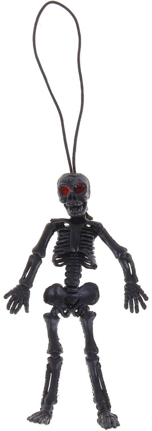 Подвеска «Скелет» 10 см. / Чёрный, 1 шт.