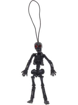 Подвеска «Скелет» 10 см. / Чёрный, 1 шт.