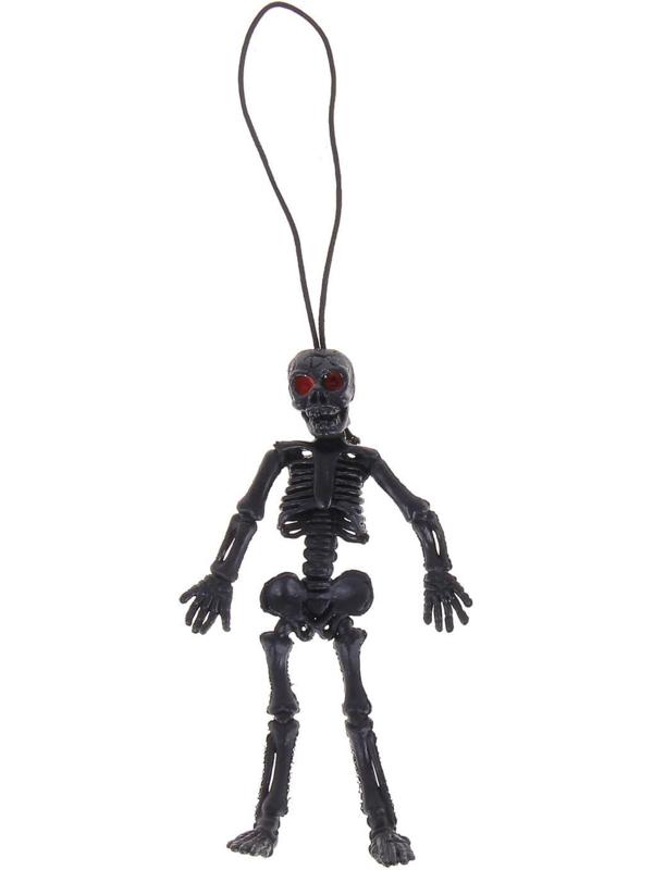 Подвеска «Скелет» 10 см. / Чёрный, 1 шт.