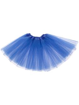 Карнавальная юбка, трёхслойная, 4-6 лет, цвет синий