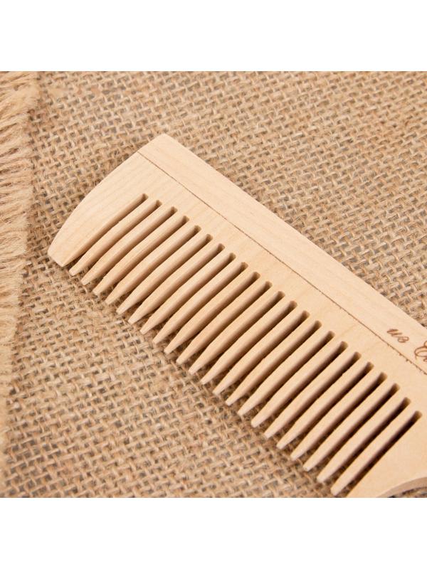 Расчёска, 19,5 × 4,5 см, цвет «светлое дерево»