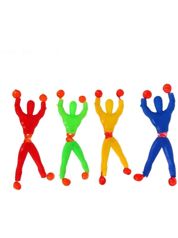 Липучка «Человек», сползает по стеклу, цвета МИКС