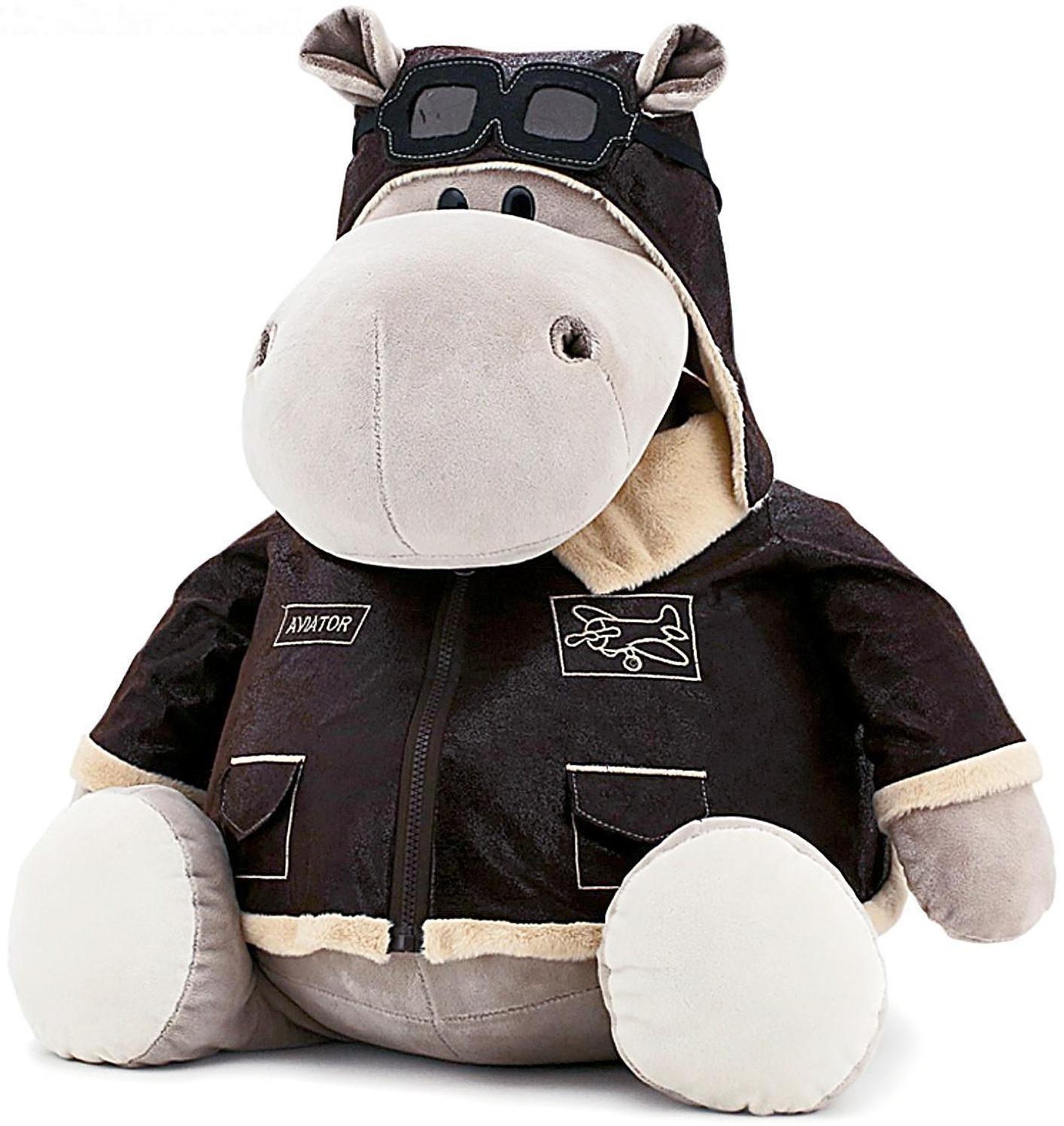 Мягкая игрушка «Бегемот Авиатор»