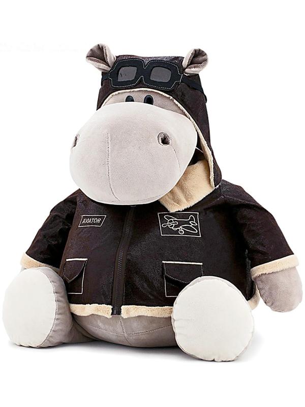 Мягкая игрушка «Бегемот Авиатор»