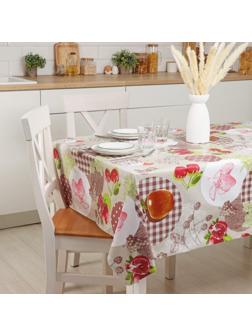 Клеёнка столовая на нетканой основе, ширина 137 см, толщина 0,08 мм, рулон 20 м