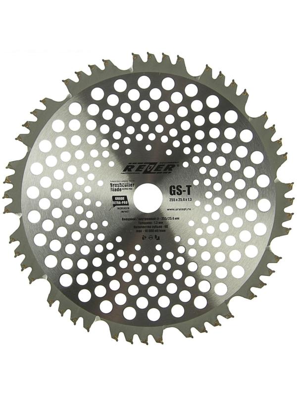 Диск Rezer GS-T Ultra-Pro, для триммера, 255x25.4 мм, 48 зубьев, толщина 1.3 мм