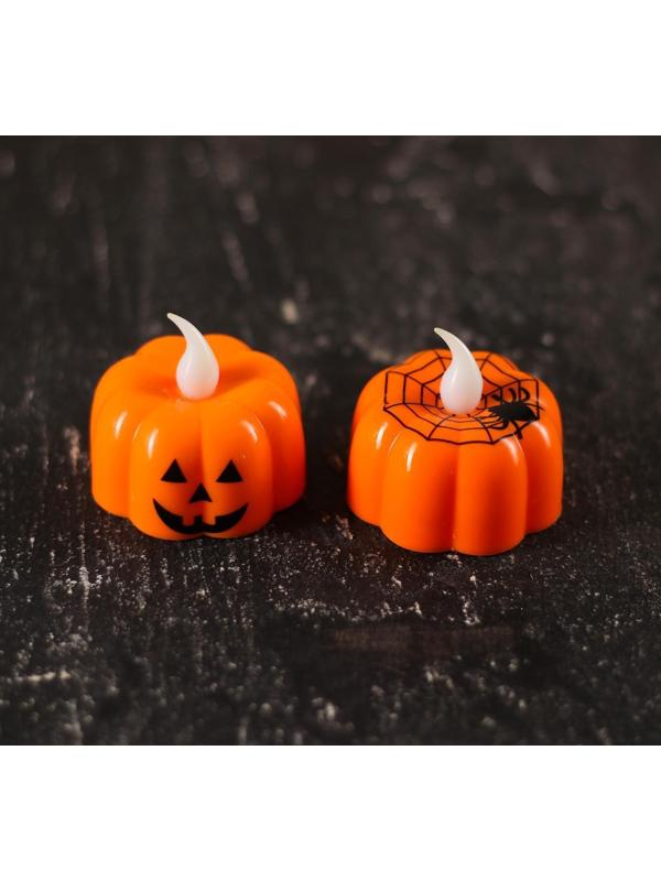 Свеча «Тыковка»,светодиодная, виды МИКС