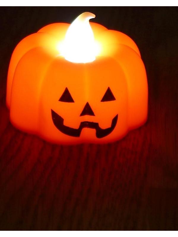 Свеча «Тыковка»,светодиодная, виды МИКС