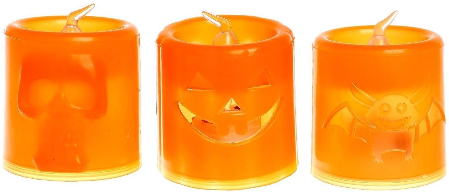 Свеча «Хэллоуин», светодиодная, виды МИКС