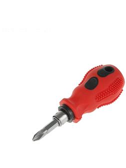 Отвертка комбинированная ЛОМ, 2 в 1, двухкомпонентная рукоятка, PH2/SL6 х 38 мм