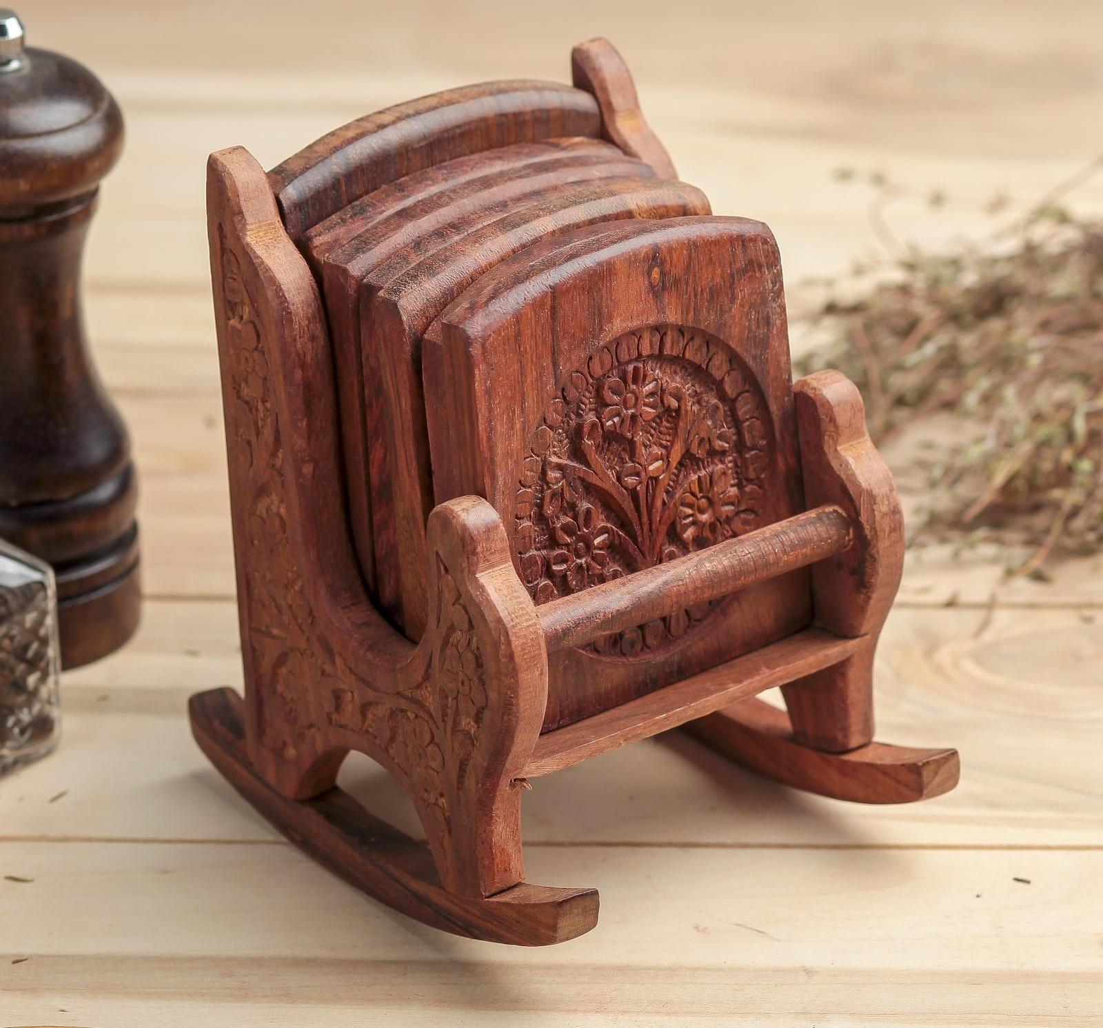 Подставка дерево под горячее 