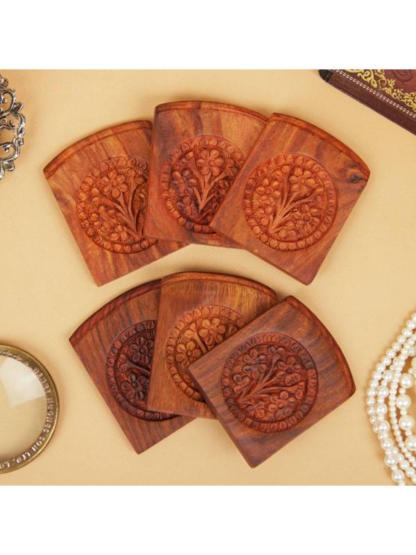 Подставка дерево под горячее 