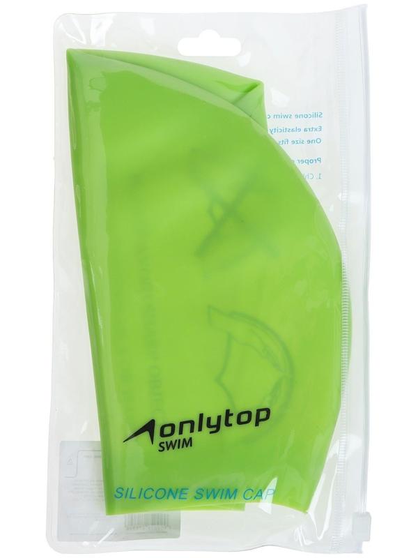 Шапочка для плавания, для длинных волос, силиконовая, обхват 54-60 см