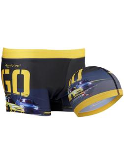 Комплект для плавания детский (плавки+шапочка) для мальчиков, размер 28, рост 116 см