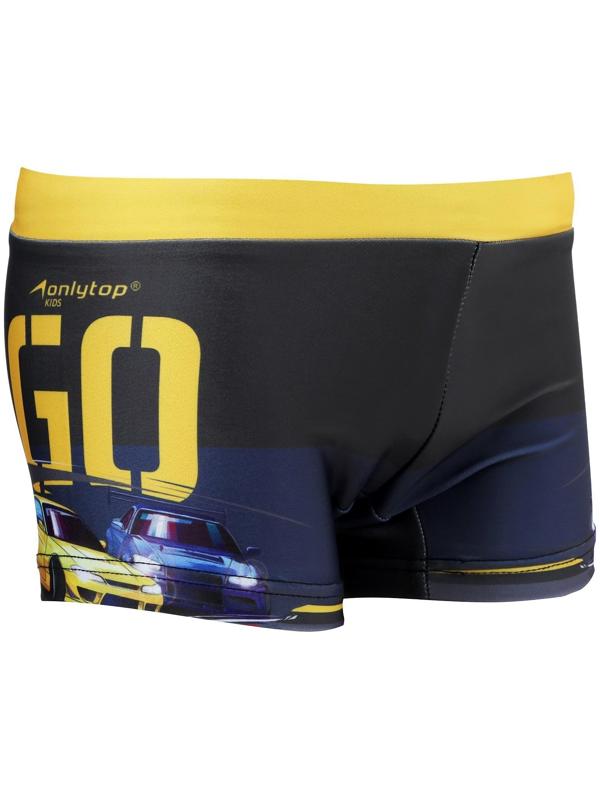 Комплект для плавания детский (плавки+шапочка) для мальчиков, размер 28, рост 116 см