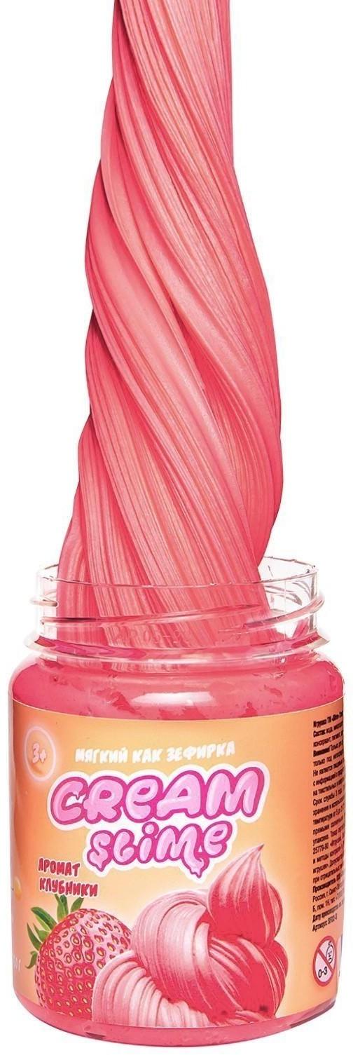 Игрушка ТМ «Slime»Cream-Slime с ароматом клубники, 250 г