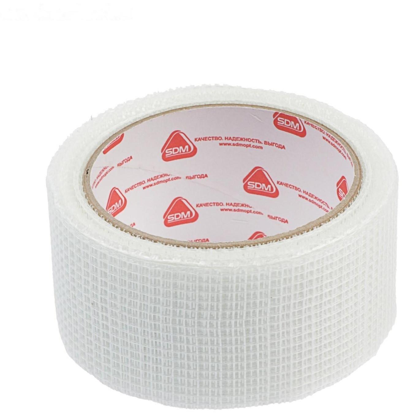 Сетка строительная SD-GLASS Professional, 50 мм x 20 м, самоклеящаяся