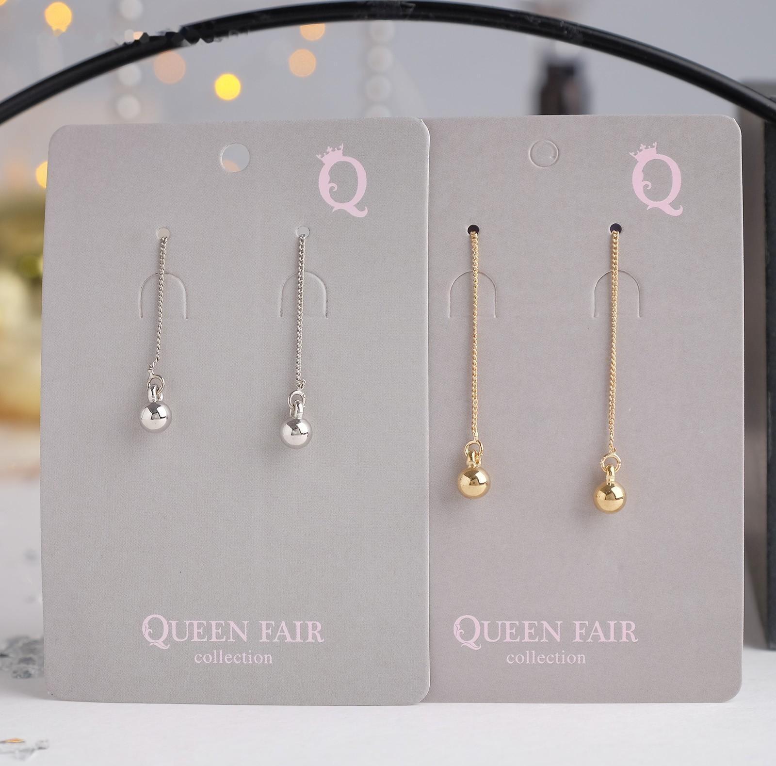 Серьги висячие 