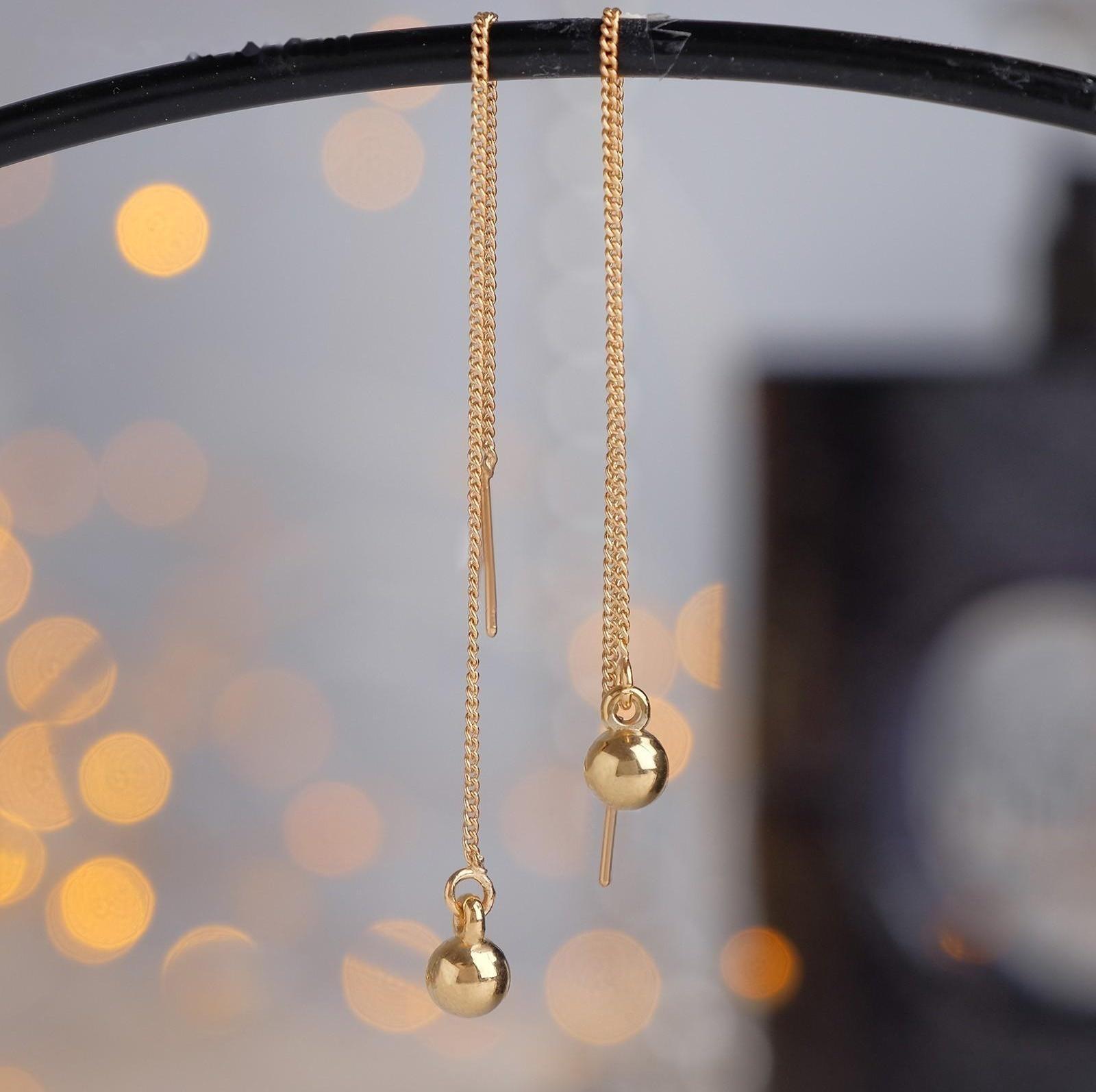 Серьги висячие 