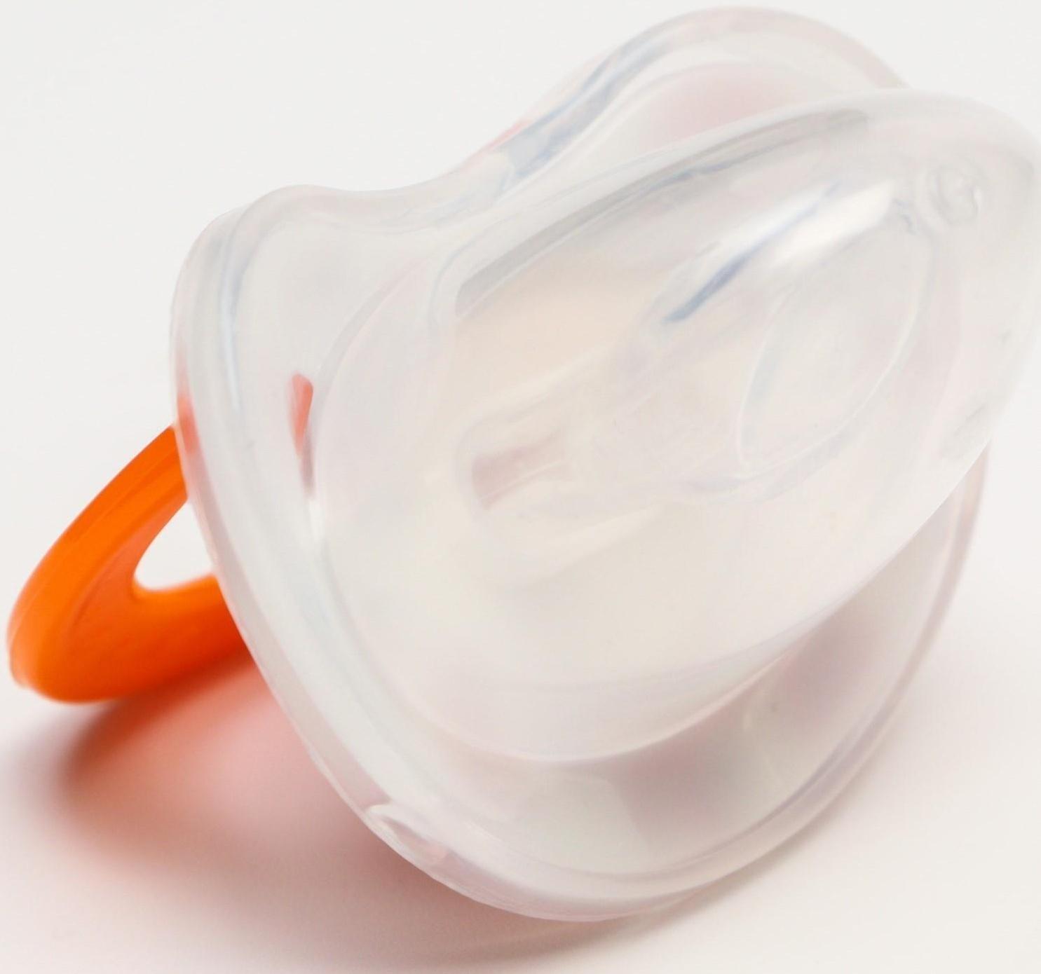 Соска-пустышка ортодонтическая, силикон, от 0 мес., с колпачком, «Божья коровка»