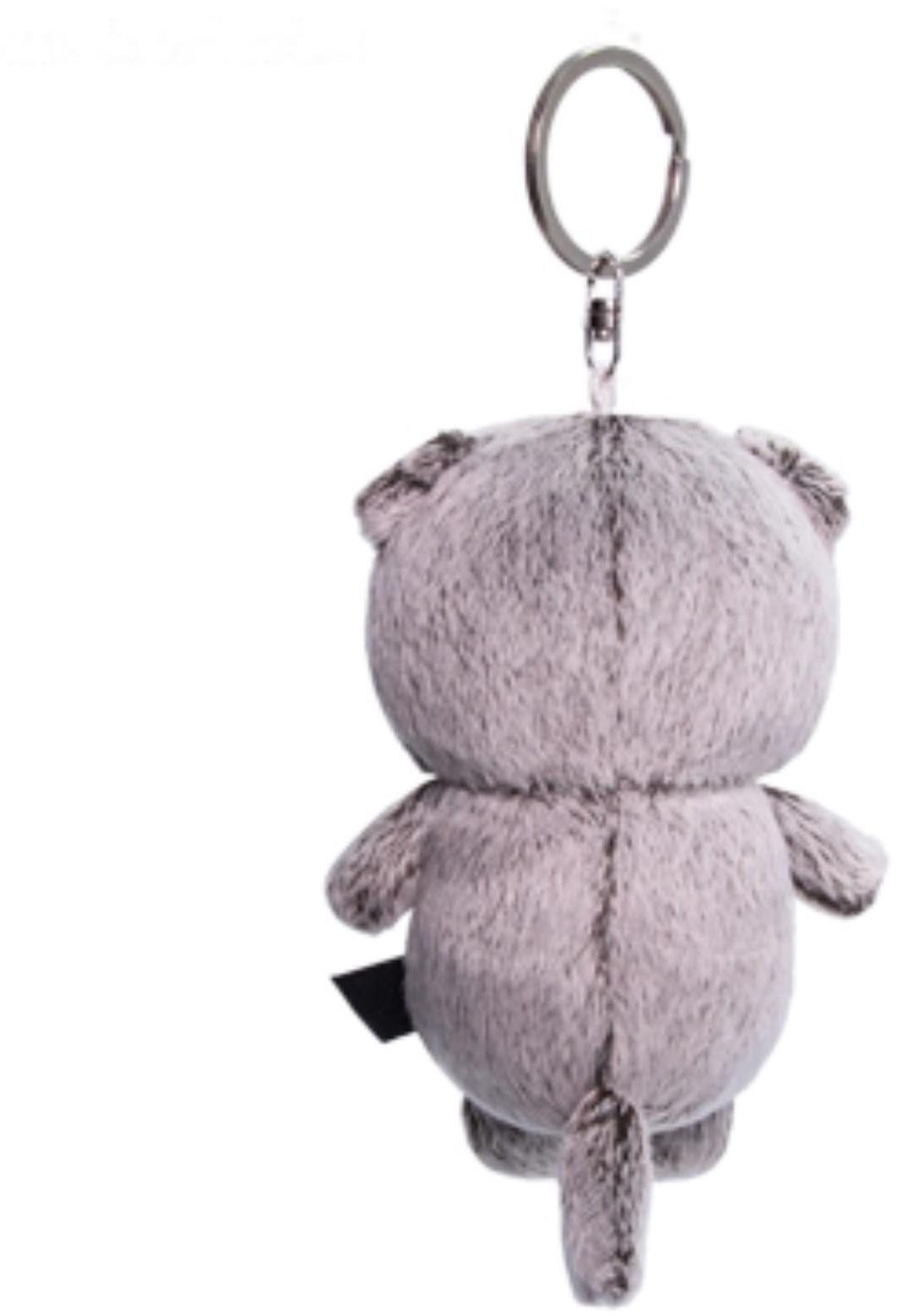 Мягкая игрушка-брелок «Кот Басик с бантиком-бабочкой», 12 см
