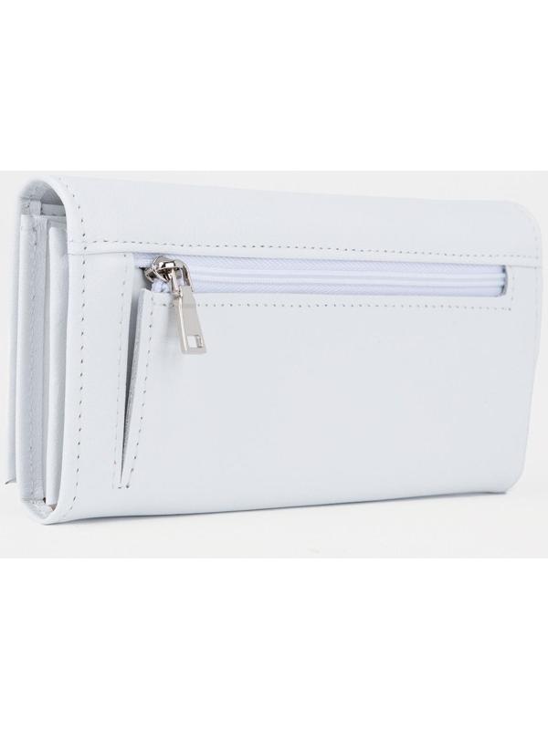 Кошелёк на кнопке, цвет белый