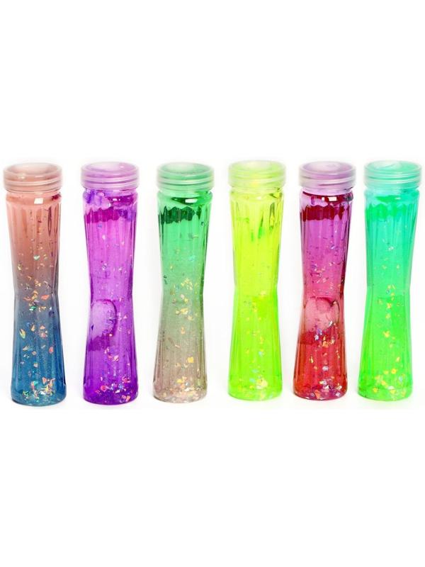 Лизун «Колба», с блёстками, цвета МИКС