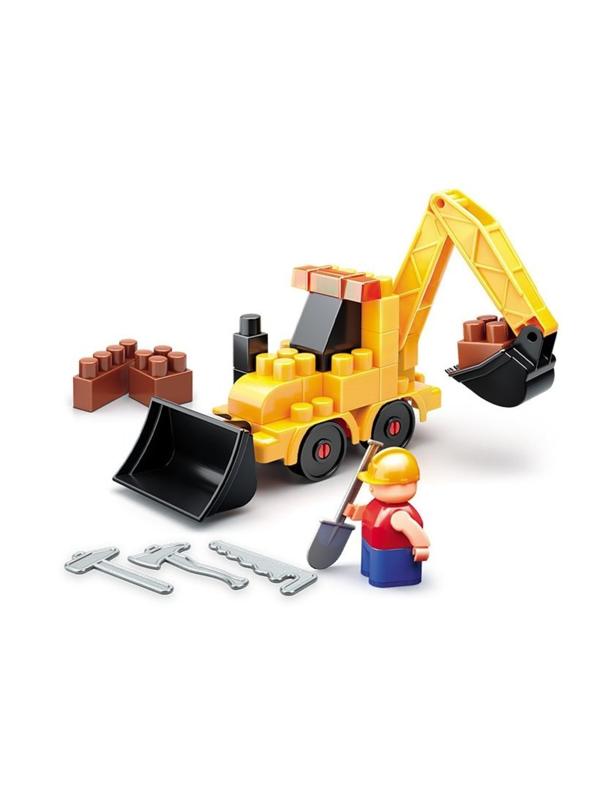 Констр-р Стройка с трактором, 31 эл