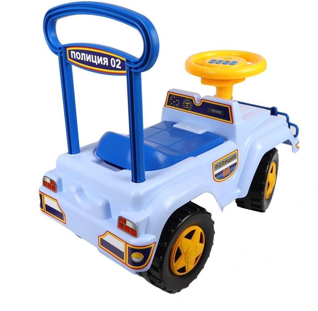 Автомобиль-каталка Полиция (муз. руль)