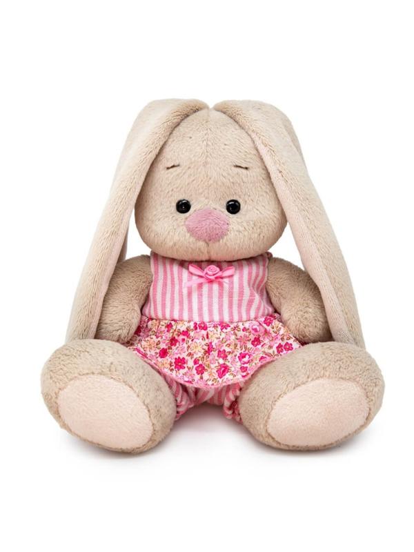 Зайка Ми в комбинезоне с оборкой 15 см