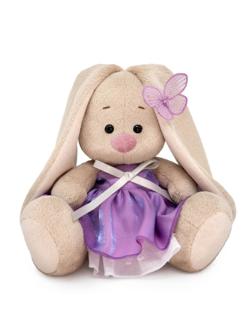 Зайка Ми в сиреневом сарафане 15 см