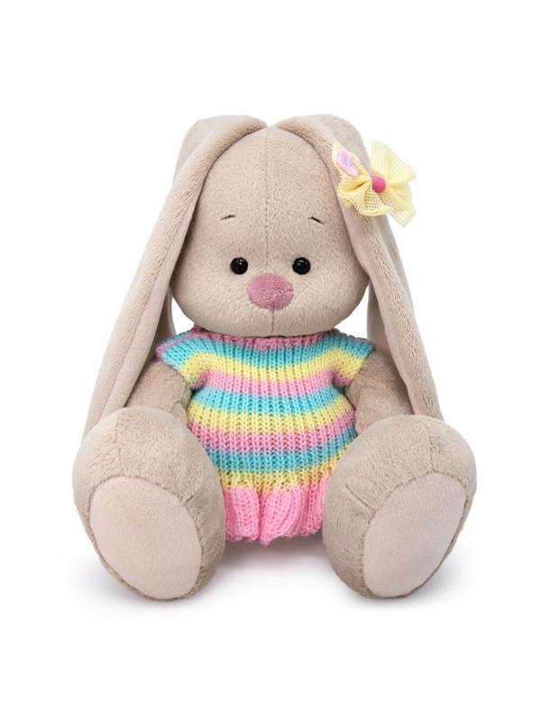 Зайка Ми в вязаном платье 18 см