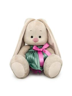 Зайка Ми в платье с атласным бантом 18 см