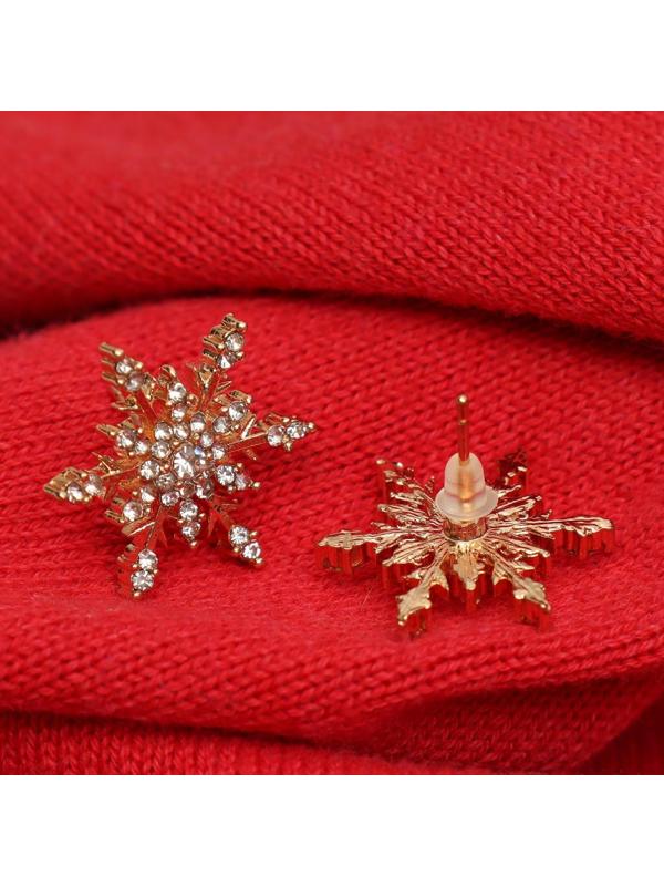 Серьги со стразами 