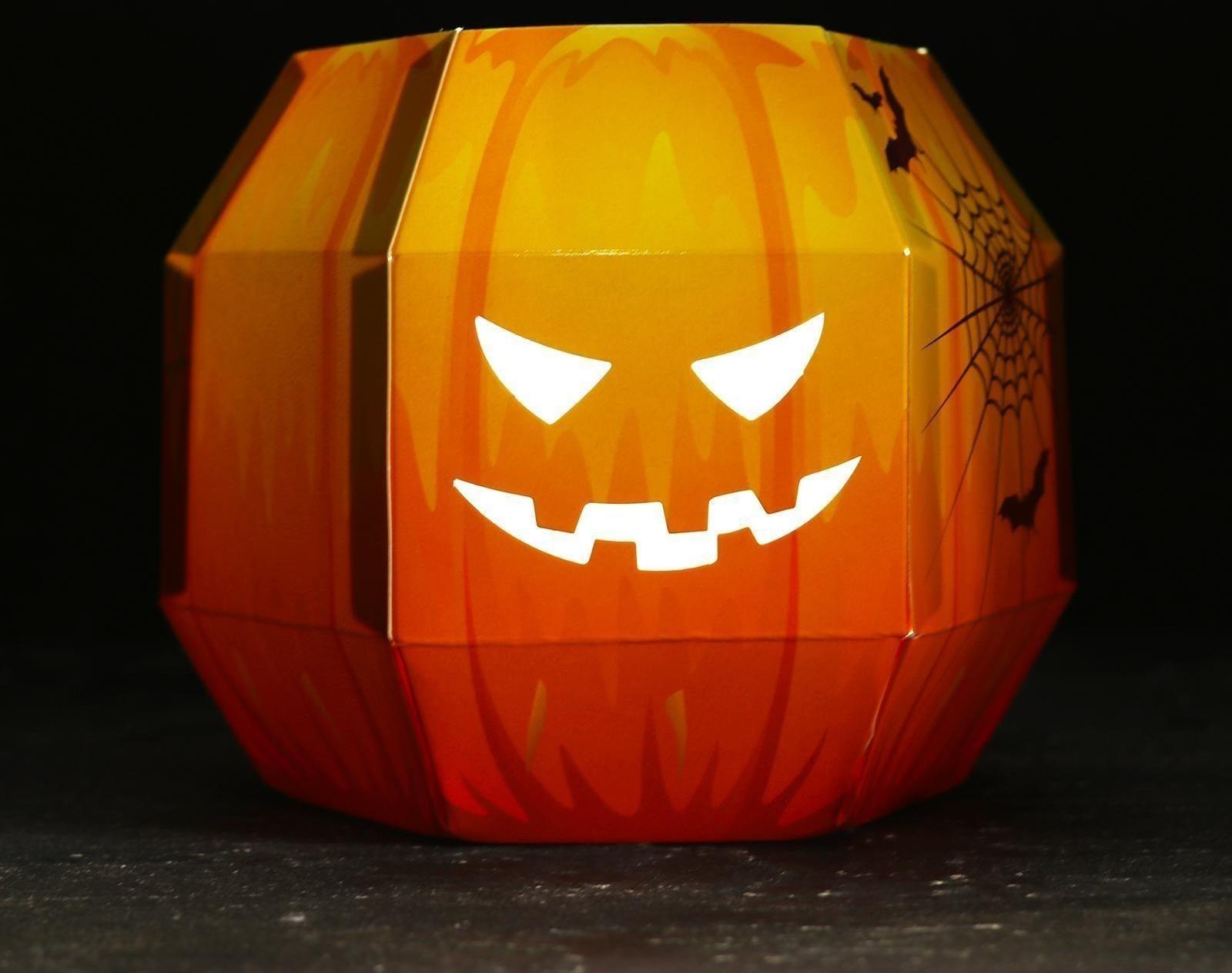 Свеча «Тыковка», в картонной основе