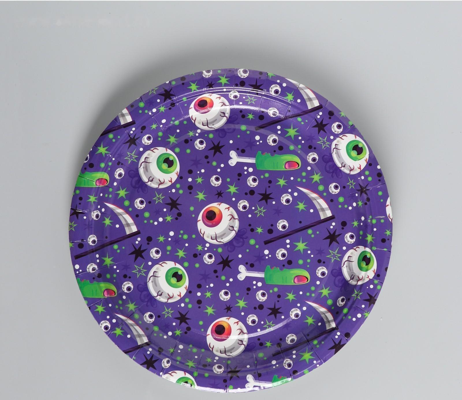 Тарелка бумажная «Глаза», набор 10 шт.