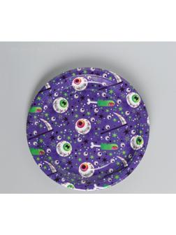 Тарелка бумажная «Глаза», набор 10 шт.