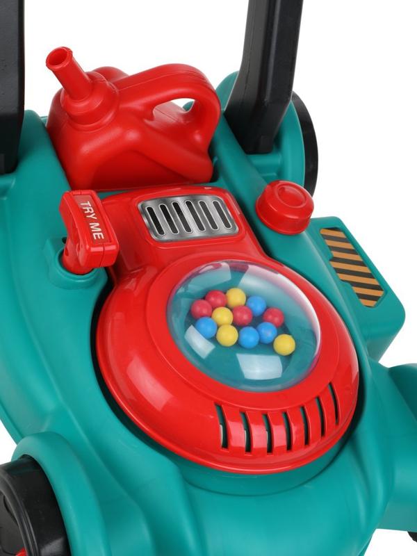 Каталка-газонокосилка, свет, звук, эл.пит. АА*2 не вх.в компл.