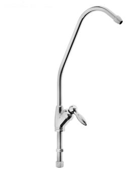 Кран для всех видов бытовых фильтров ZEIN К-02, латунь/нержавеющая сталь