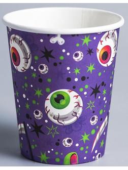 Стакан бумажный «Глаза», набор 6 шт.