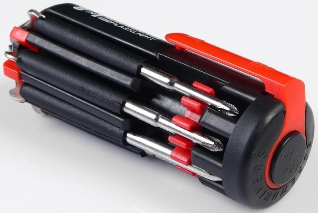 Фонарь многофункциональный, мультитул 8 в 1 