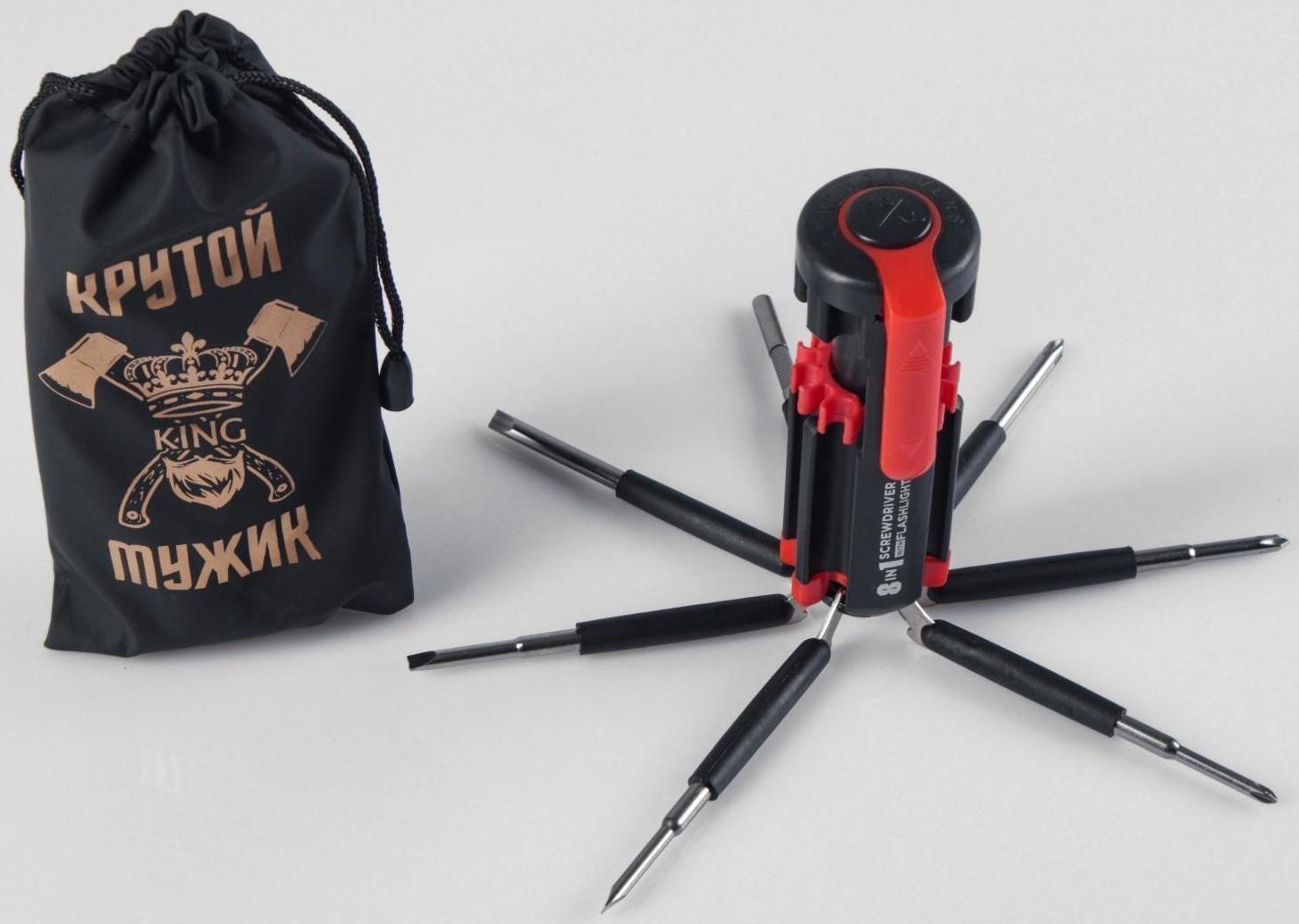 Фонарь многофункциональный, мультитул 8 в 1 