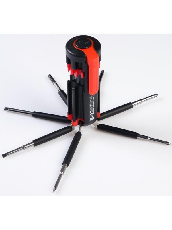 Фонарь многофункциональный, мультитул 8 в 1 