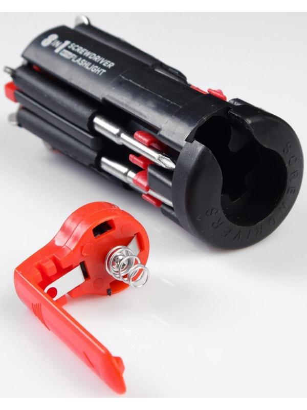 Фонарь многофункциональный, мультитул 8 в 1 