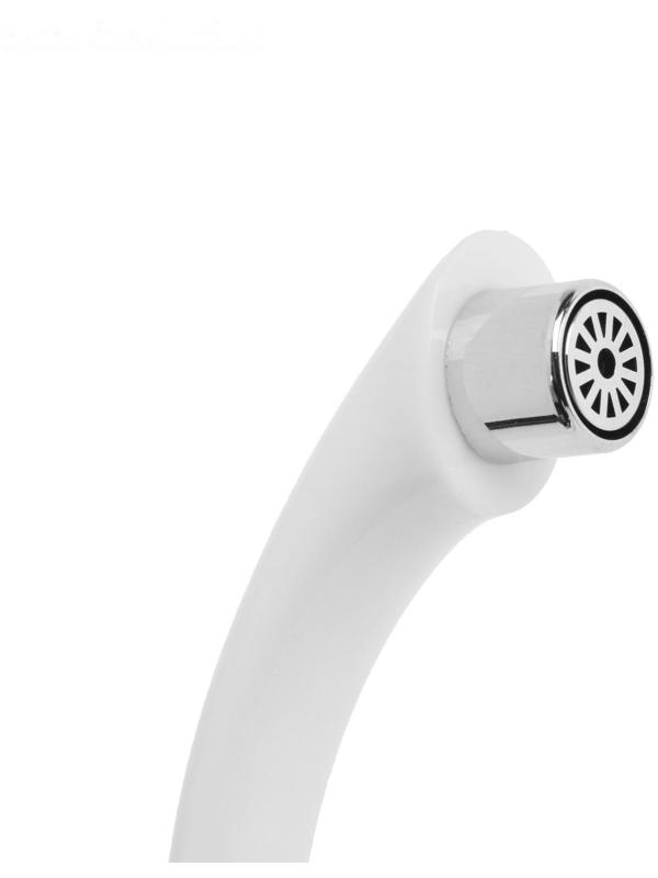 Кран на одну воду ZEIN Z2021, пластик, хромированный аэратор, высокий R-образный излив